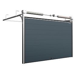 Секционные ворота 3200х2250 мм антрацитовые DoorHan rsd02