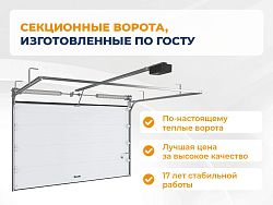Секционные ворота 3200х2250 мм коричнево-красные DoorHan rsd02