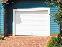 Секционные ворота 3200х2250 мм белые DoorHan rsd02